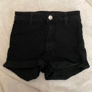 H&M Divided Black jean shorts